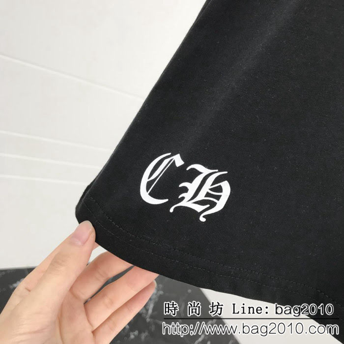 Chrome hearts 克羅心19ss 經典梵文字母印花T恤 定制原版純棉面料 高版本情侶款 ydi2229